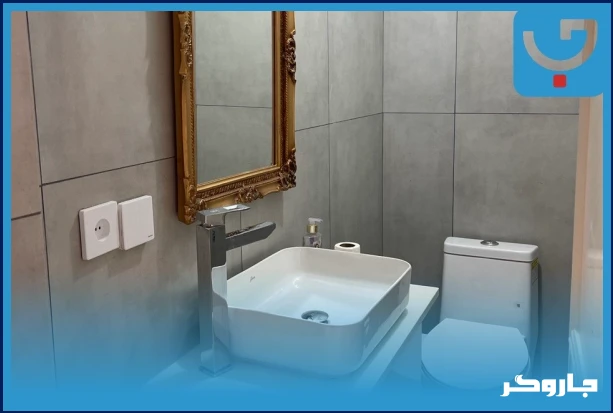 پروژه بازسازی دستشویی کوچک | قبل و بعد اجرای کامل توسط تیم جاروگر